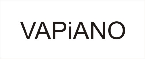 Der Name VAPIANO - ausgeschrieben in Druckbuchstaben