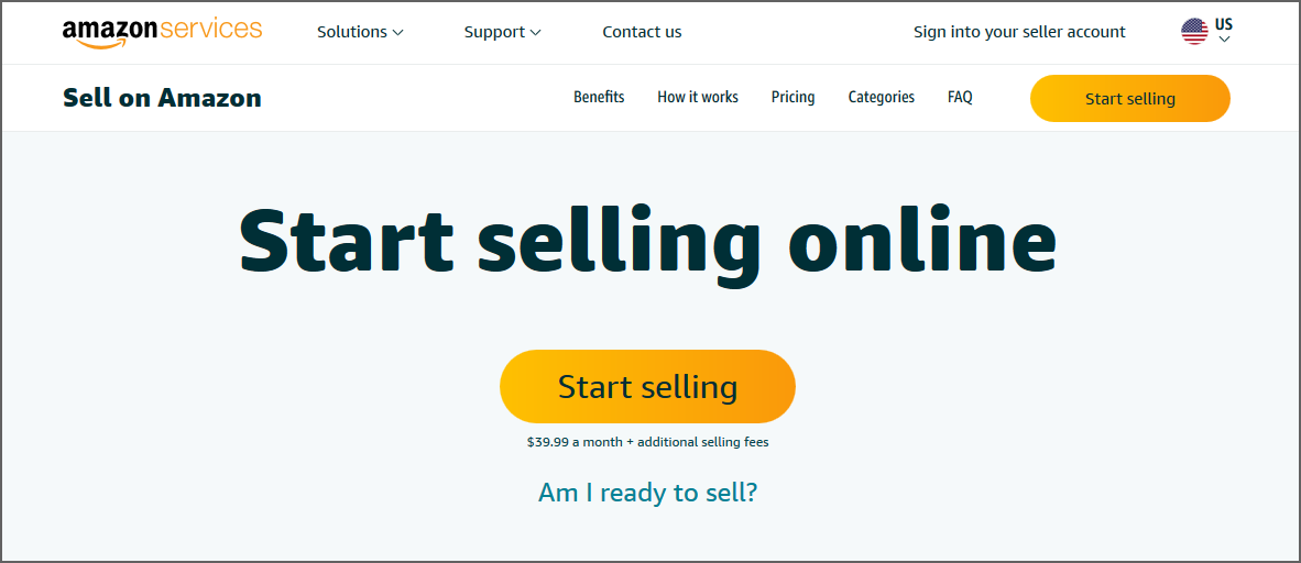 Layer Start selling online with Amazon